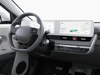 Bezdrátové aktualizace map a infotainmentu elektromobilu Hyundai IONIQ 5.